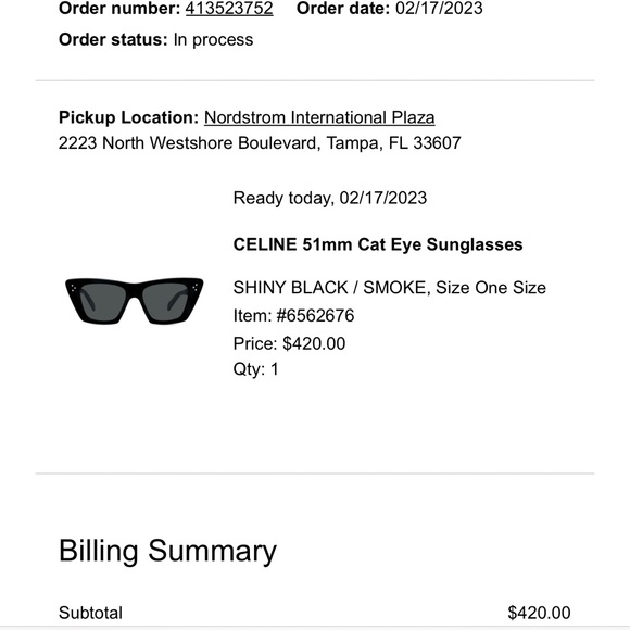 CELINE - CAT EYE S187 SUNGLASSES IN ACETATE
BLACK - Picture 6 of 6